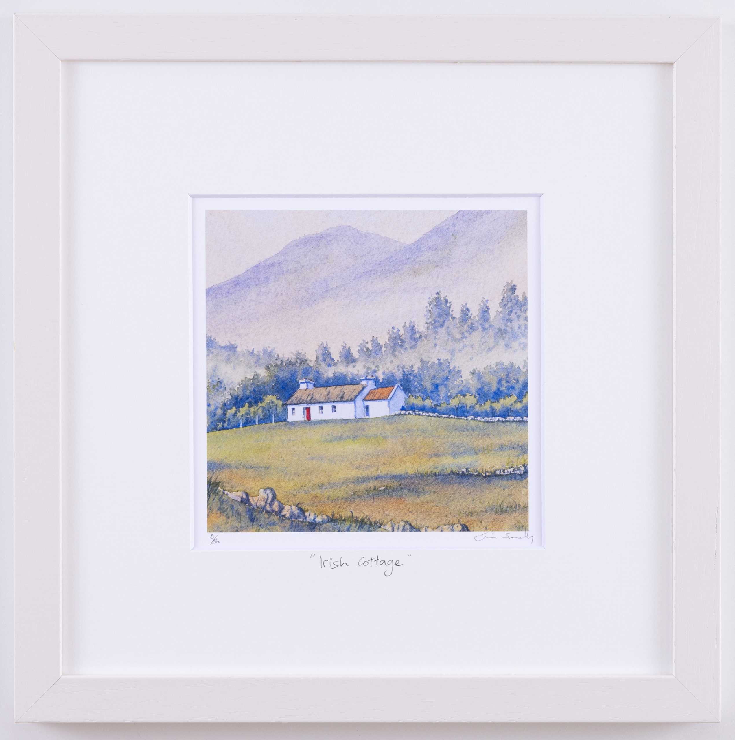 Irish Cottage Square Framed